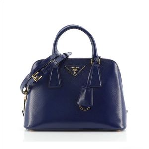 Prada Promenade Vernice Saffiano Leather (Navy)